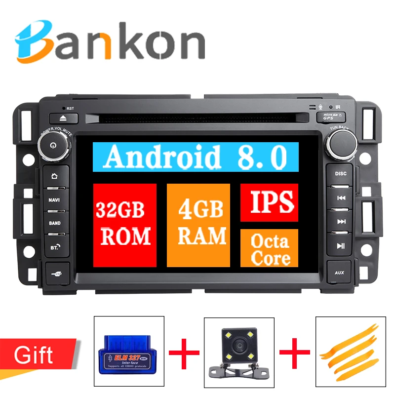 

Octa Core Android 8.0 Car DVD Multimedia Player For Chevrolet Tahoe Traverse BUICK Enclave GMC HUMMER GPS Canbus BT Radio TPMS