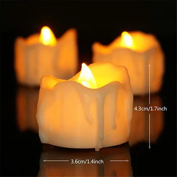 6 Pieces Plastic Long Flickering Candlestick Electric Bougie Anniversaire Battery Bougeoir Et Photophore Window For Party Buy At The Price Of 8 15 In Aliexpress Com Imall Com