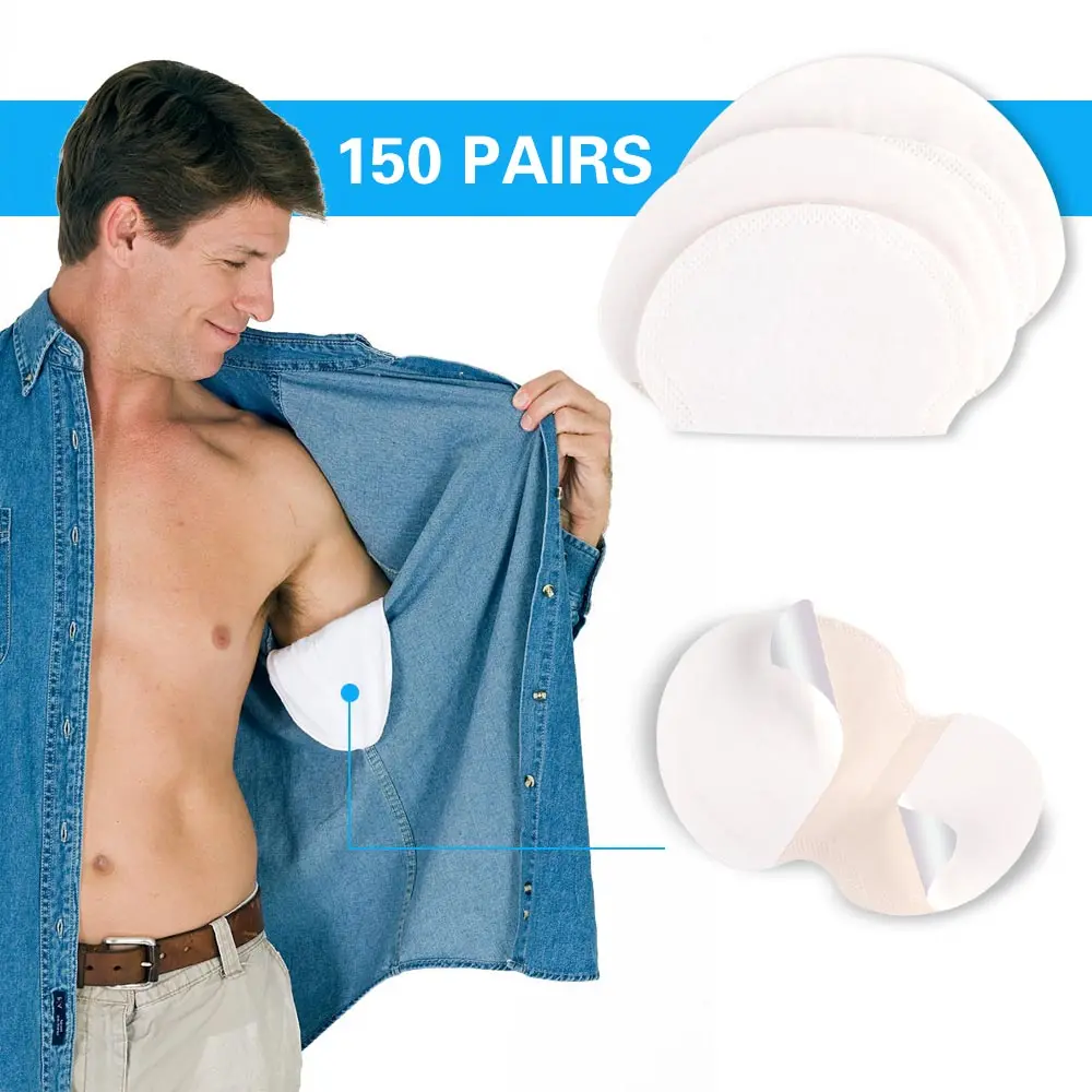 

100/200/300pcs Disposable Underarm Sweat Pads for Clothing Summer Deodorants Shield Stickers Anti Sweat Armpit Absorbent Pads