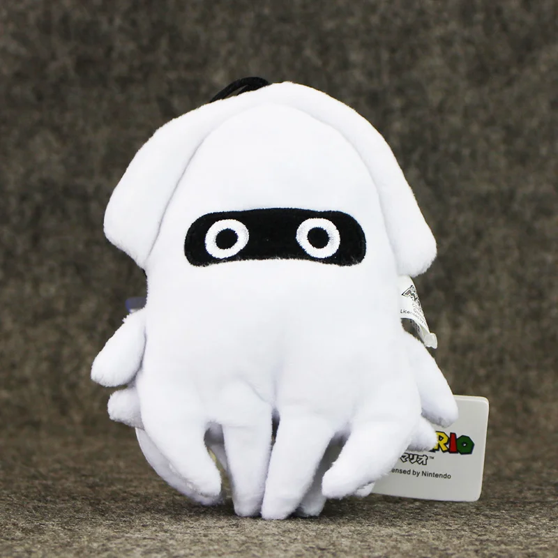 5pcs lot Super Mario Bros Blooper White Squid Plush Toys Soft Stuffed Kids Doll Collcection Toys