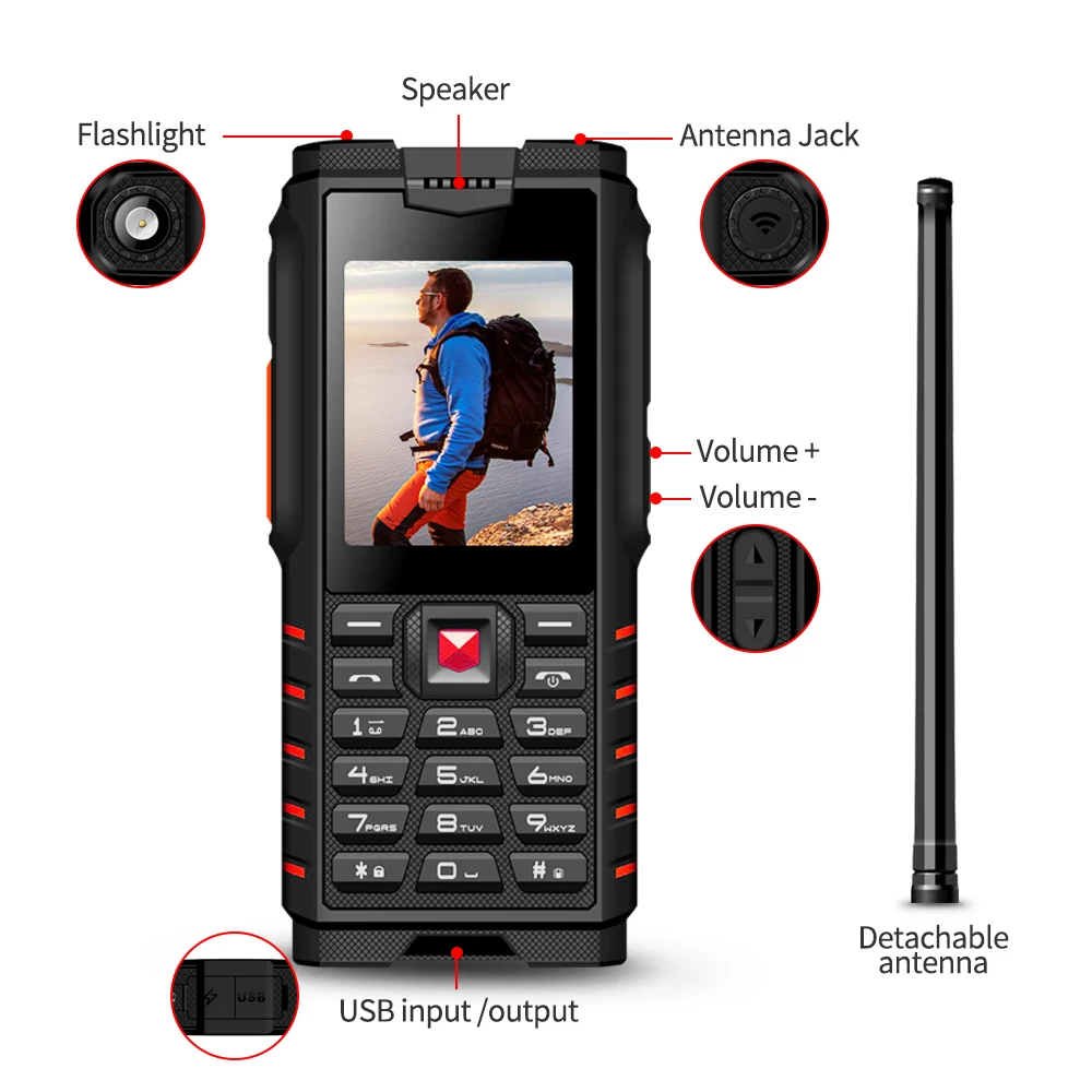 Ioutdoor T2 IP68 Водонепроницаемый противоударный чехол для мобильного телефона 2 way