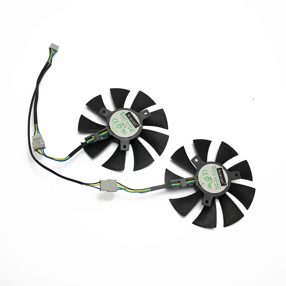 85MM GA91A2H GFY09010E12SPA 4PIN Cooler Fan Replace For ZOTAC GeForce GTX 1060 AMP Edition GTX1060 Graphics Card Fans