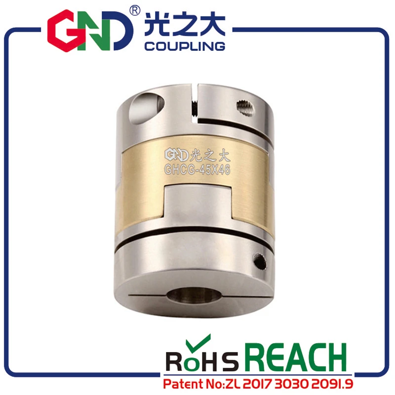 

Power Transmission Parts GHCG stainless steel rigidity cross slider clamping series shaft couplings