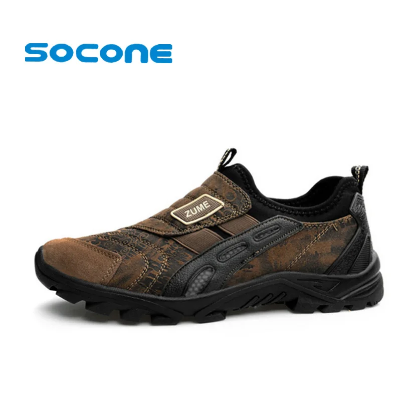 

Outdoor Shoes Men Walking Shoes New 2017 Spring/Summer Slip On Mens Hiking Shoes Sport Shoes Mountain Climbing Shoes zapatos