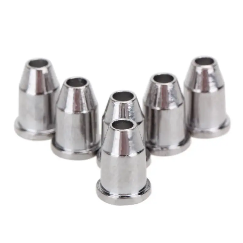 

3 Colors 6pcs Guitar String Caps Mounting Buckle Through Body Ferrules Bushing for Guitar Parts & Accessories Black Silver Gold