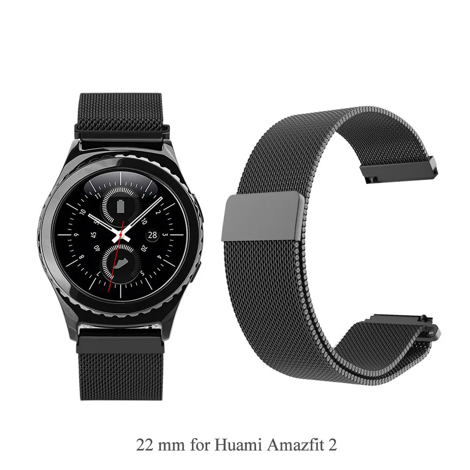 Ремешок Mijobs 20 мм 22 мм для Huami Xiaomi Amazfit Bip BIT PACE Lite Youth Smartwatch ремешок металлический браслет Amazfit