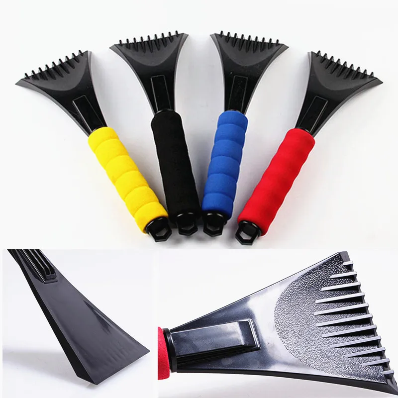 

Design 1PCS Winter Car Snow Clearing Shovel with Antiskid Handle Snow ICE Shovel for Russian Auto Window Non-scratch