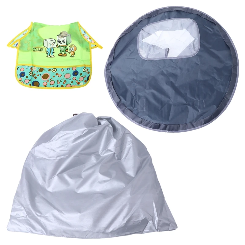 

Baby Eating Table Mat Feeding Chair Cushion Waterproof Round Folding Infants Pad Highchairs Parts