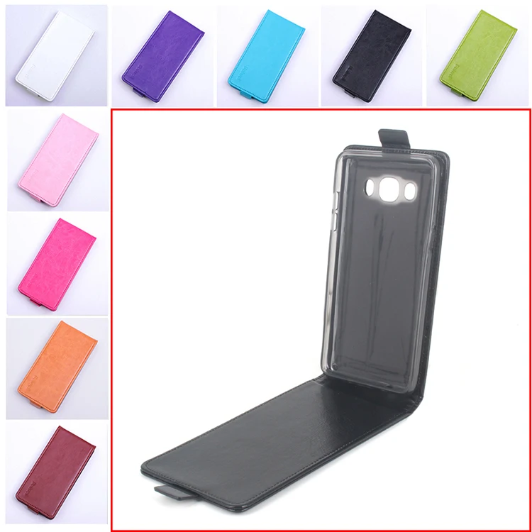

Fashion 9 Colors Phone Case for Samsung Galaxy J5 2016 J510 J510F J510H J510M Flip Leather Cove Case Vertical Back Cover