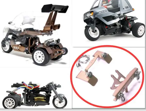Tiiya Trike для танцев набор езды на мотоцикле с тройным колесом #57405 масштаб 1:8 задним