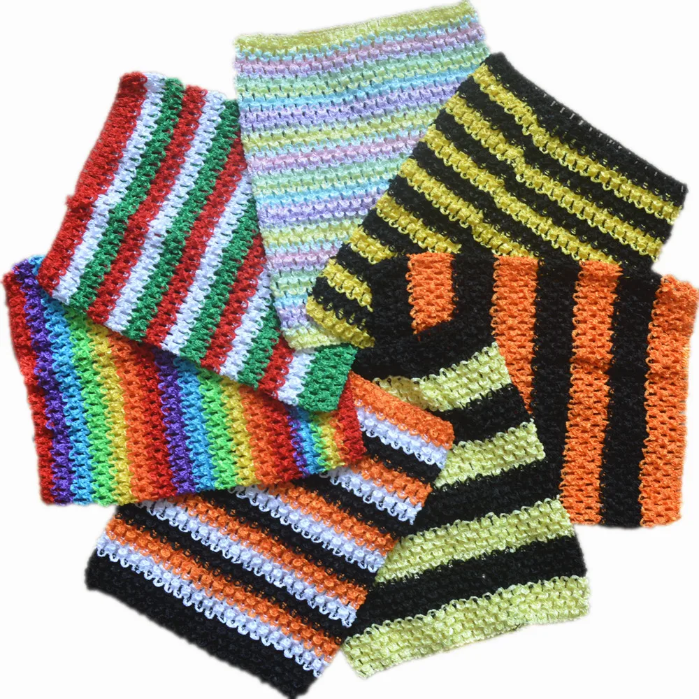 10pcs/Lot 9 Inch girls Crochet Tube Waistbands Waffle Unlined for DIY Dress H018
