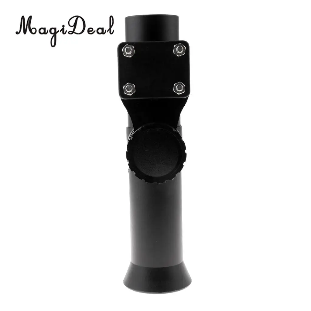 MagiDeal Adjustable Side Rail Mount Fishing Rod Holder 360 Degrees Holder Bracket for Boat Assault Boats Kayak Yacht Tackle Acce