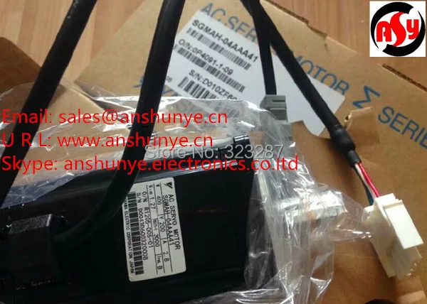 NEW YASKAWA AC Servo Motor SGMAH-04AAA41 BRAND-NEW IN ORIGINAL PACKAGING yaskawa servo motor encoder sgmph aaa