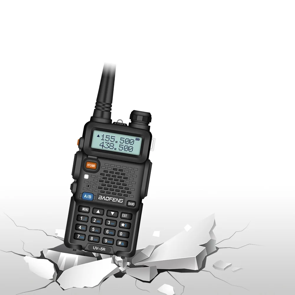 Baofeng UV-5R двухстороннее радио мини портативный 5 Вт двухдиапазонный УКВ рация UV5R 128CH FM трансивер охотничий радиосканер