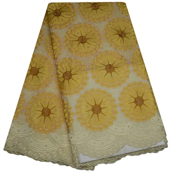

African Swiss Voile Lace High Quality Cotton Swiss Voile Lace In Switzerland Lace Fabric Fashion African Lace Fabric 5 Yards/Lot