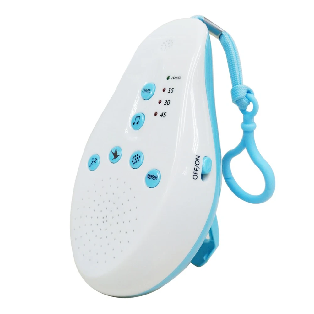 

2019 Baby White Noise Sound Machine Sleep Soother relaxation Voice Recording function Sensor 8 Soothing Music Timer baby monitor