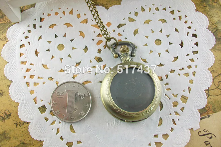 Карманные часы лабиринт, Плавающие стеклянные медальоны, ожерелье, антикварные карманные часы, ожерелье
