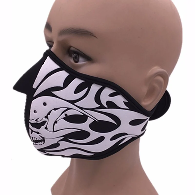 Cool Neoprene face mask Cycing Mask,Motorcycle Bikers Reversible