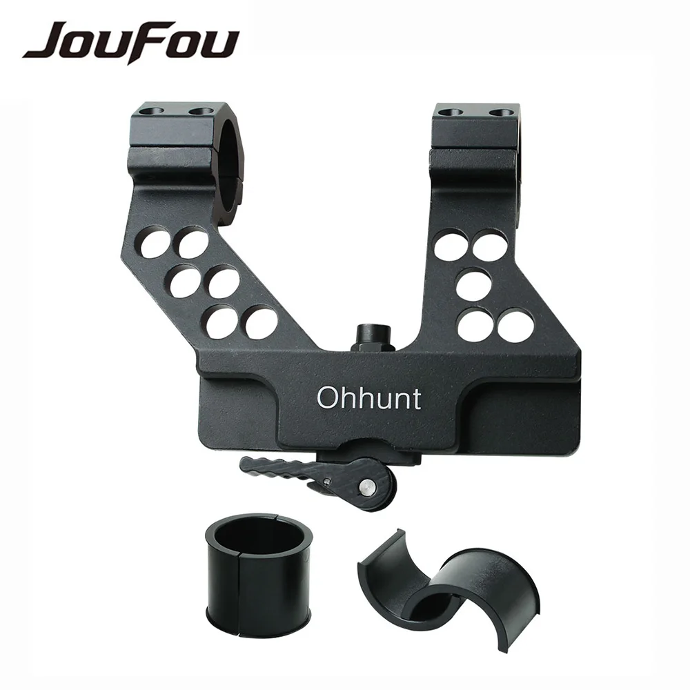 Ohhunt Hunting Accessories Quick Detach AK Side Rail Scope Mount 1 Inch