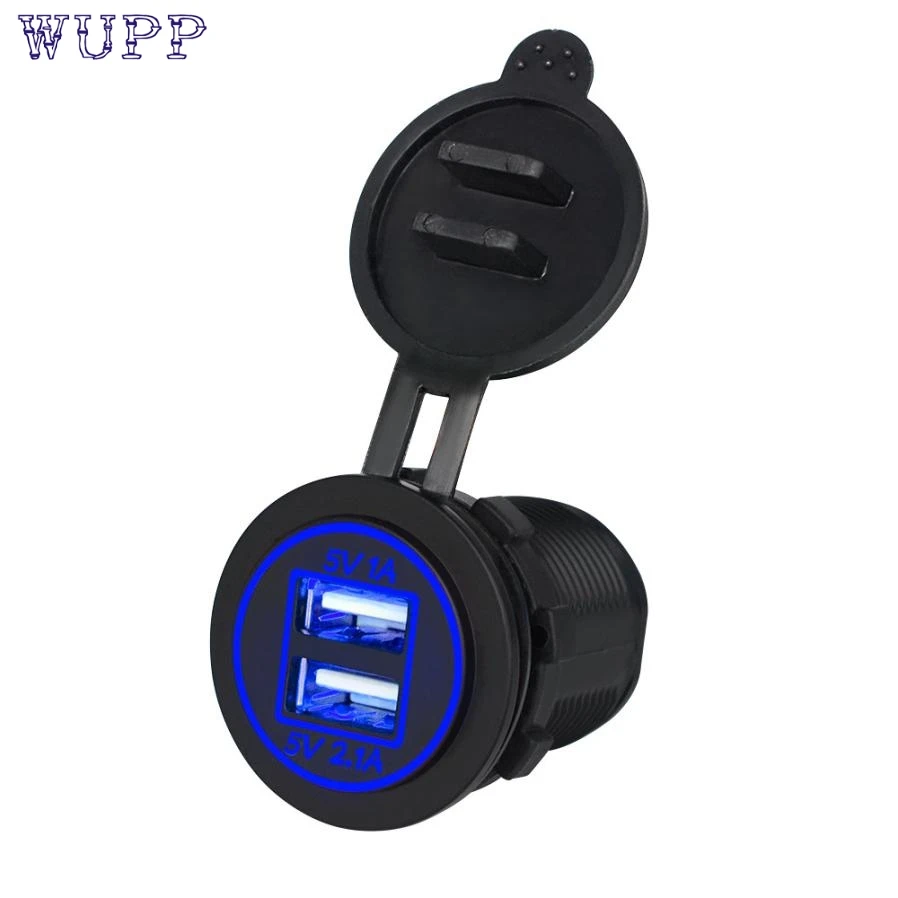 Car Chargers 5V 3.1A Dual USB Charger Socket Adapter Power Outlet for