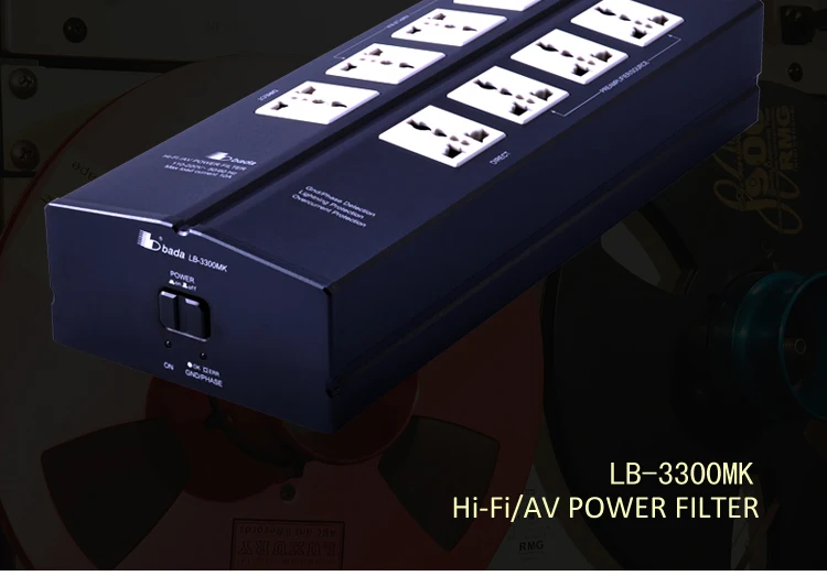 Bada LB-3300MK аудио fever фильтр питания молниезащитная розетка hifi очиститель звука