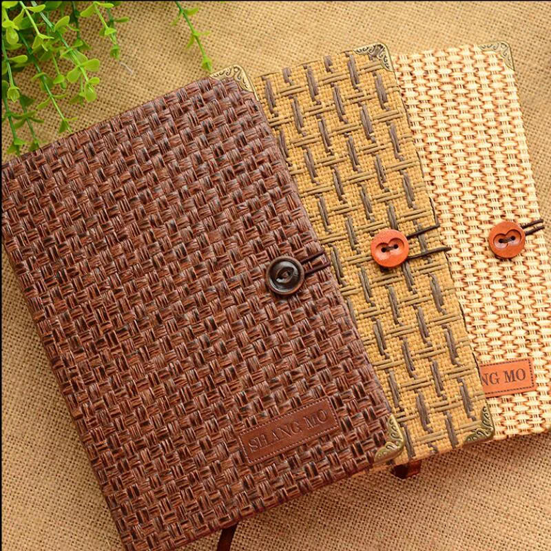 

Chinese pastoral style fashionable notebook retro creativity notepad students personality diary book