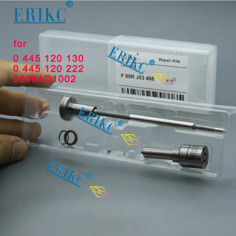 ERIKC дизель инжектор Repai комплект сопла DLLA149P1724 клапан F 00R J01 692 костюм для Common Rail Инжектор 0445120130 0445120222