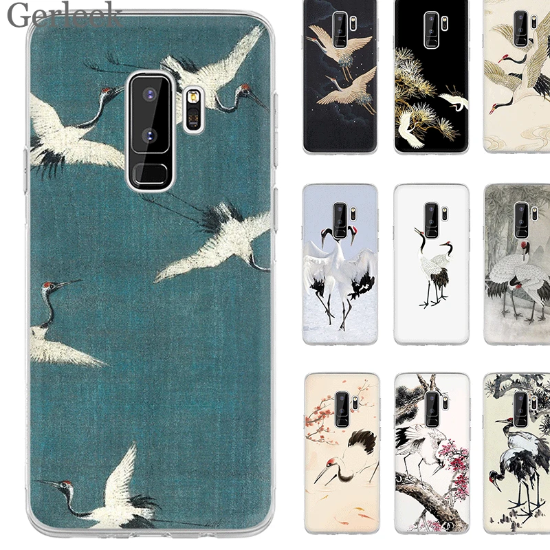 Чехол Desxz Crane для Samsung Galaxy A3 A5 A6 A7 A8 A9 A10 A30 A40 A50 A70 защитный чехол | Мобильные телефоны