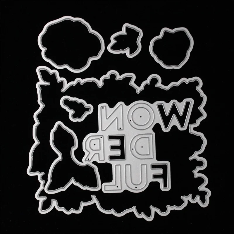 

KLJUYP Wonderful Metal Cutting Dies Stencils for DIY Scrapbooking Stamp/photo album Decorative Embossing DIY Paper Cards