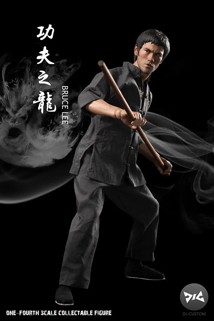 

1:4 Way Of The Dragon Bruce Lee with Head Carvings Collectible Action Figure Gift Collection Figure