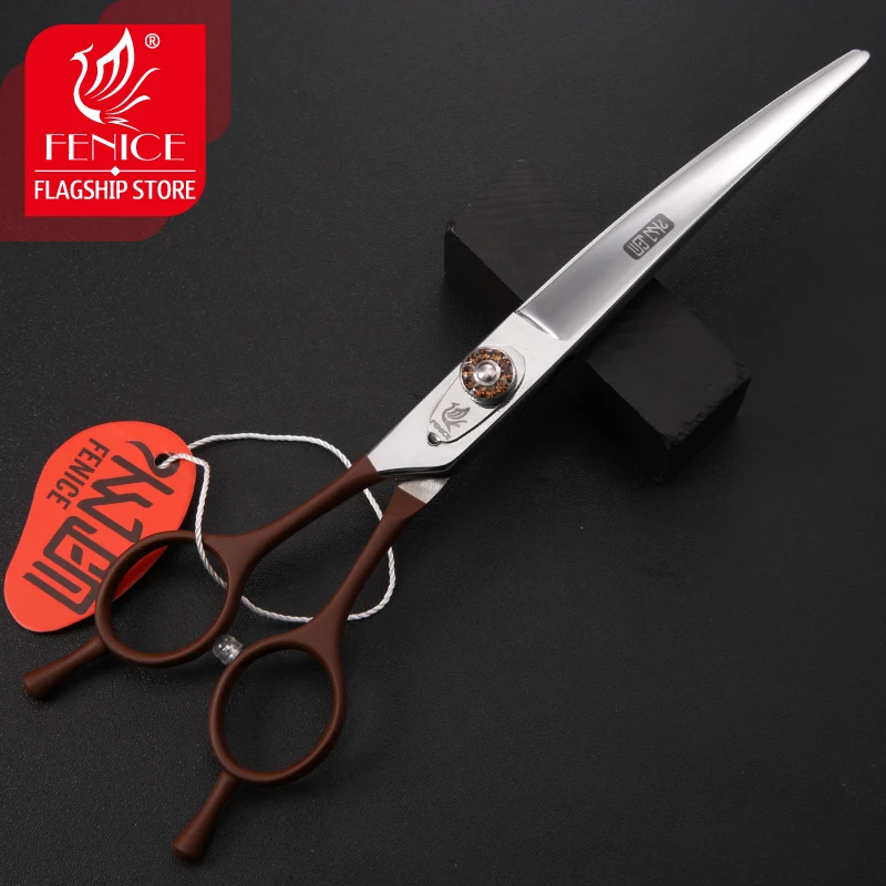 New design left handed 7.0 inch pet grooming scissors set straight thinning curved scissors dog grooming scissors,dog grooming scissors kit