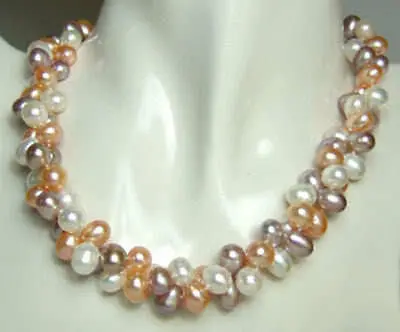 HOT## Wholesale &gt 6-7mm Multicolor Akoya Cultured Pearl Necklace 18&quot | Украшения и аксессуары
