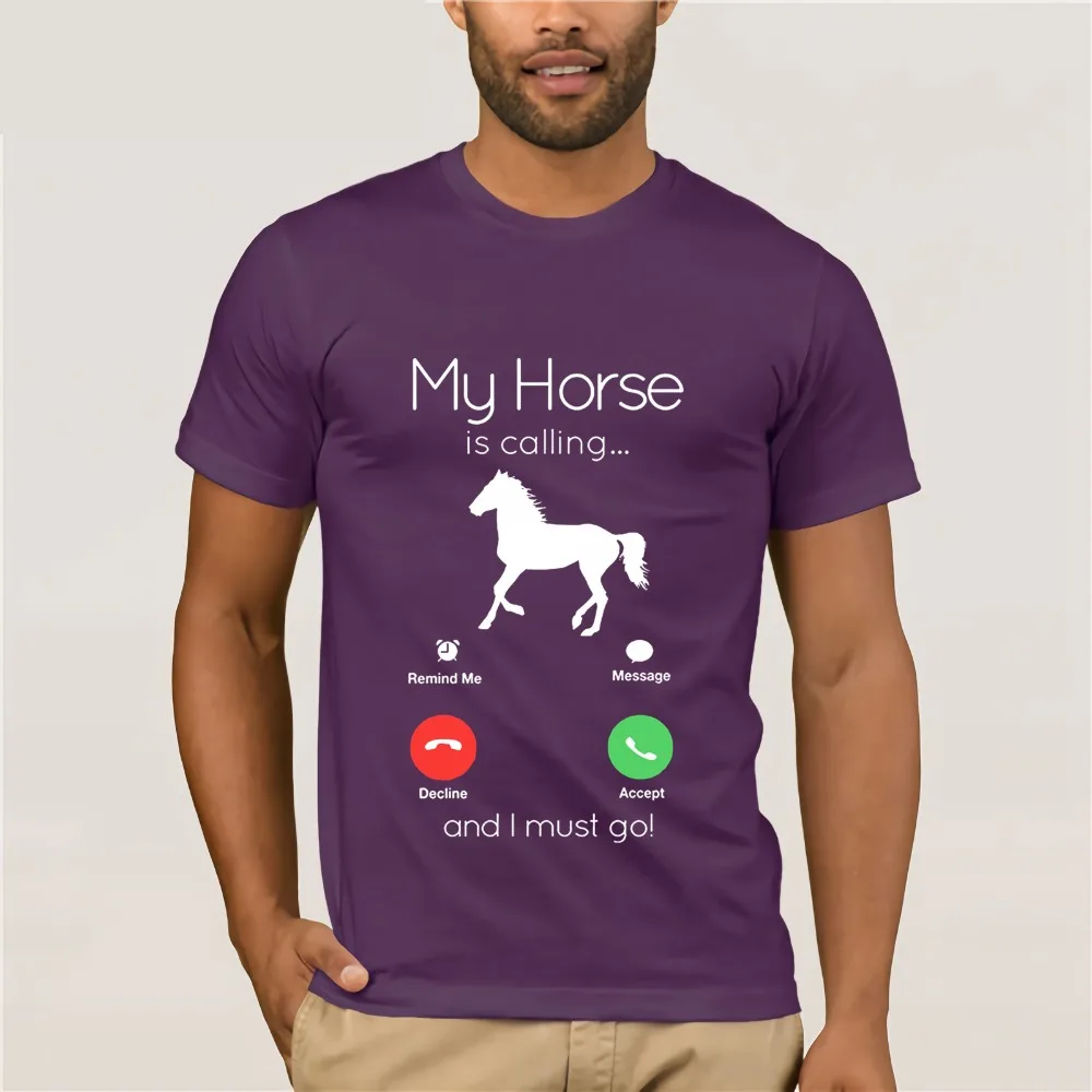 My Horse Is Calling and I Must Go Shirt-Funny Horse Lover Te Cotton T-Shirt Fashion T Shirt Top Tee T Shirt Casual Men Clothing My Horse Is Calling and I Must Go Shirt-Funny Horse Lover Te Cotton T-Shirt Fashion T Shirt Top Tee T Shirt Casual Men Clothing