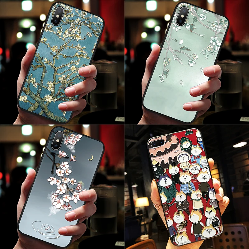 Силиконовый чехол из ТПУ с 3D тиснением для Huawei Honor Play 8X 10 P30 Mate 20 P20 P8 P9 P10 Lite Mini 2017 Pro P