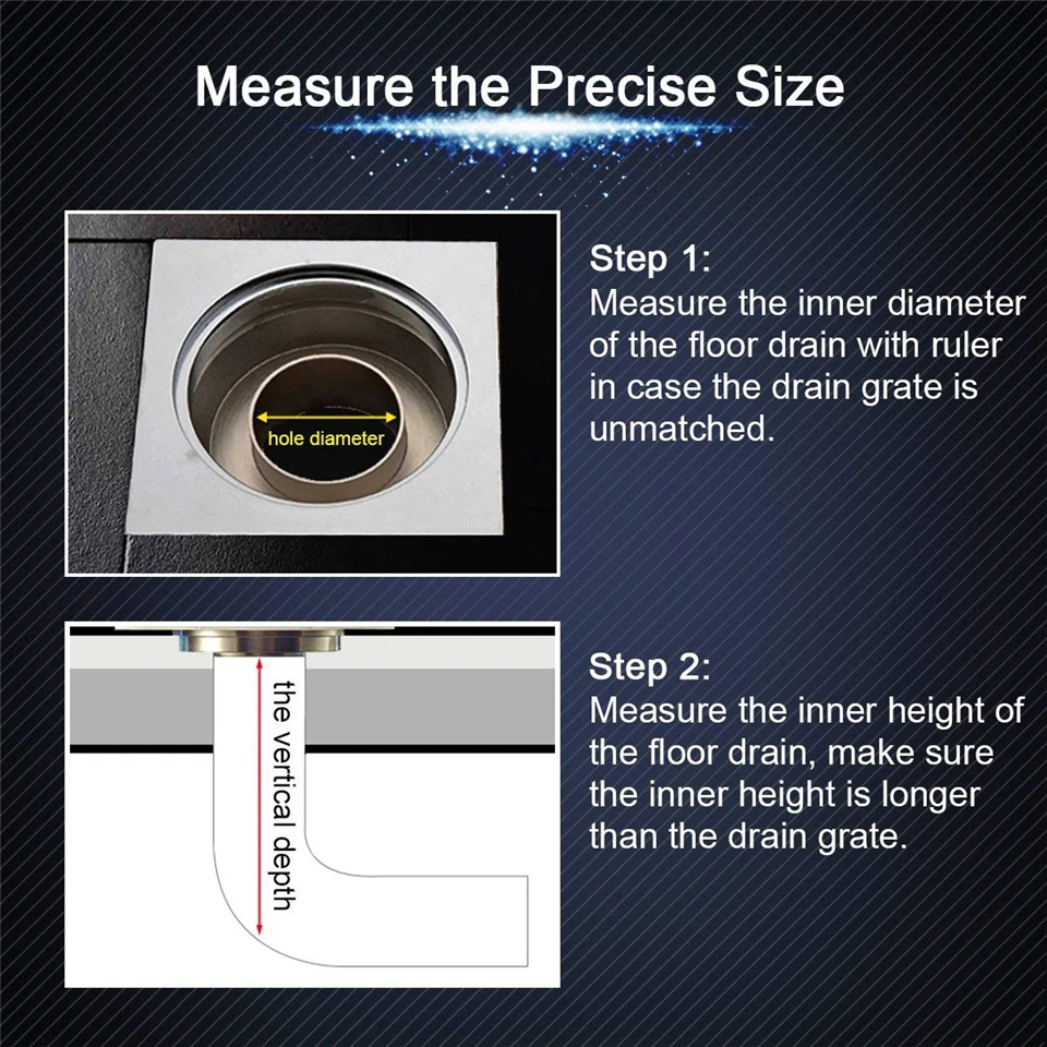 Bathroom Floor Drain Seal Resist Smell Bugs Multifunction Drain Backflow Preventer Floor Drain Cover 1.97 Silicone (7)