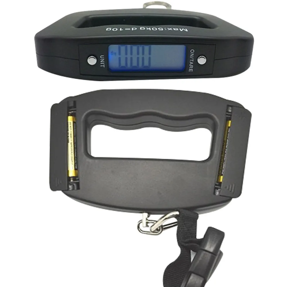 Pocket Handheld Electronics Scale 50kg / 10g LCD Digital Display Back