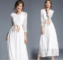 2019 Real Vadim Jurk De Festa Plus Size Jurk Gratis Verzending Vrouw Europa Nieuwe Temperament, Sweet Lady, high-end Fashion, Holle(China)