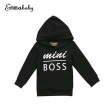 Kids Children Sweatshirt 2017 New Girls Boys Letter Print Pullover Baby Warm Cotton Tops Bebes Fashion Long Sleeve Sport Clothes