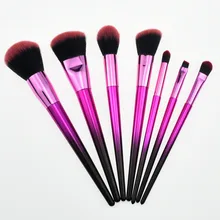 Новые женские Модные кисточки 7 шт деревянные основы косметические тени для бровей кисти наборы кистей для макияжа инструменты