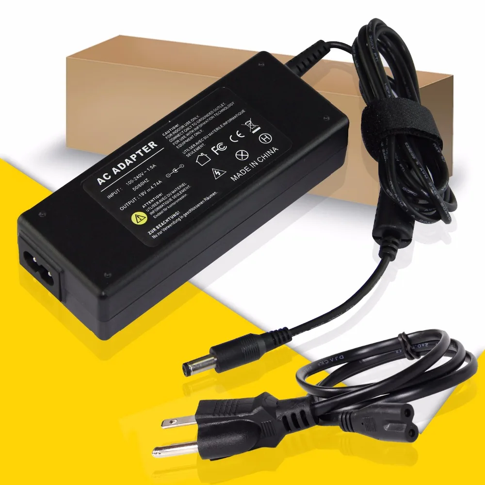 US Plug 19V 4.74A 90W 2 Pin Universal Laptop Adapter AC Power Charger