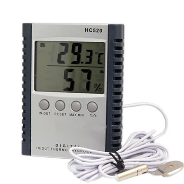 Indoor & outdoor hydroponics digital hygrometer & thermometer Display  temperature Min and Max value recording - AliExpress