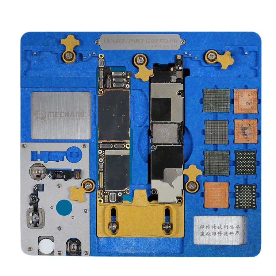 

Mechanic Multi-functional PCB Motherboard Holder Fixture For iPhone A7 A8 A9 A10 A11 A12 NAND PCIE CPU NAND Fingerprint Repair