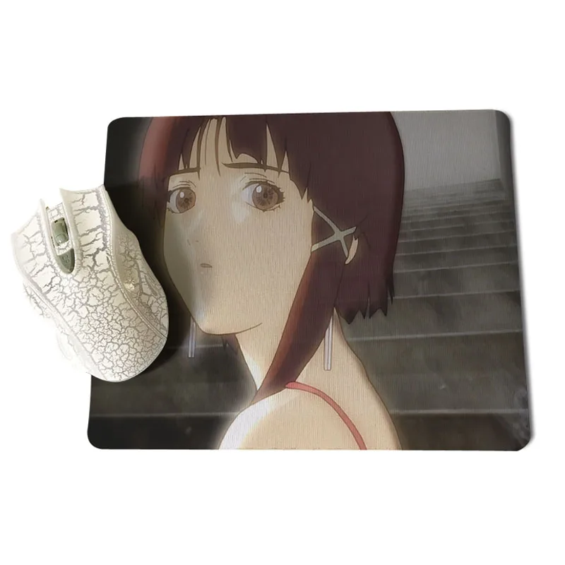 18x22cm MaiYaCa серийные эксперименты Lain аниме геймер игровые коврики коврик для мыши Размер для 25X29 см игровые коврики - Цвет: 18x22cm
