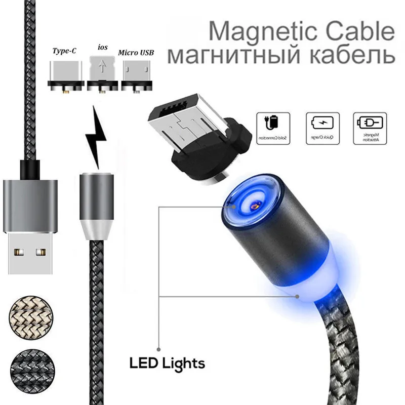 

Micro Type C Magnetic Cable For iphone 6 7 8 X XS max XR Huawei P20 Lite P30 PRO Y9 Y6 Pro Y7 2019 P Smart 2019 Mate 10 20 Lite