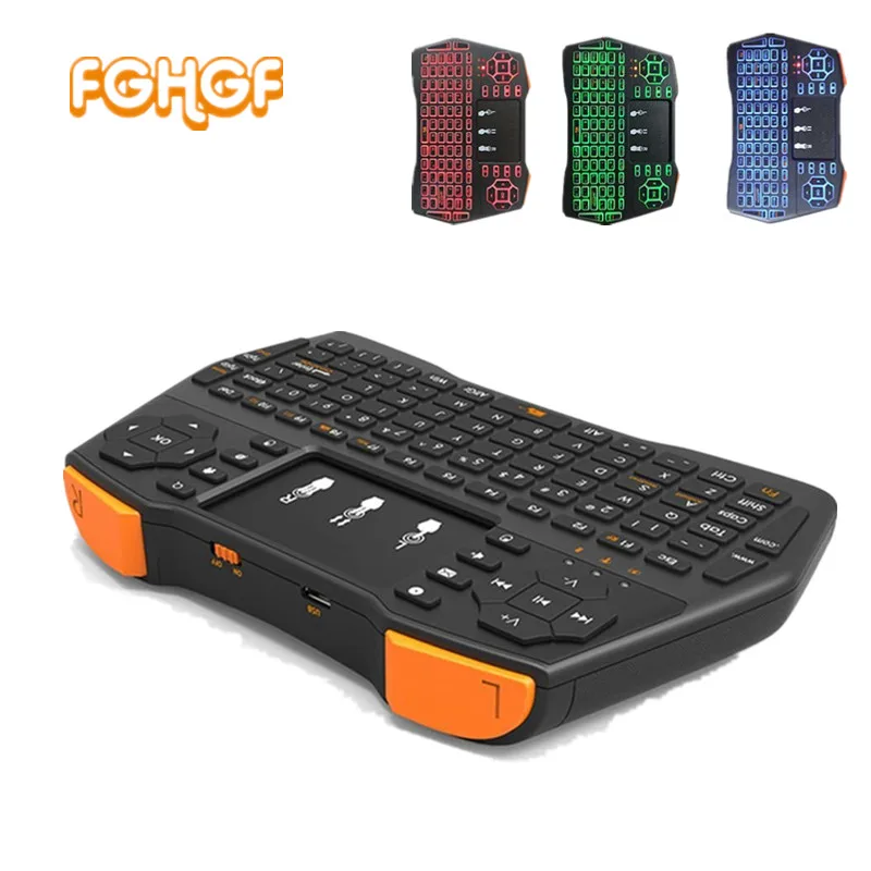 Оригинальный viboton i8 плюс 2.4g беспроводное устройство Клавиатура Fly Air Мышь с