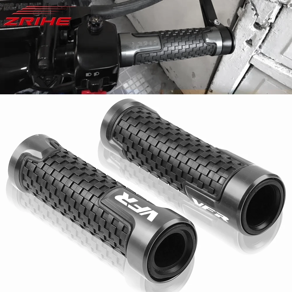7/8 &quotCNC алюминиевые ручки для мотоцикла аксессуары Руль рукоятки Honda VFR400 NC30 1989 1992