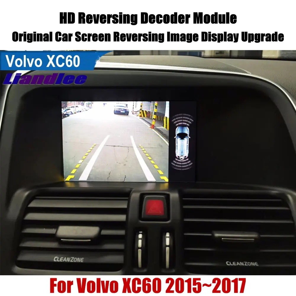 Для Volvo XC60~ модуль декодера заднего вида камера парковки изображение автомобиля экран обновления дисплей обновление