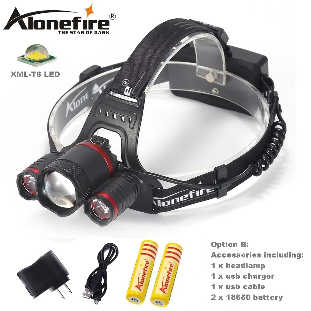Buy AloneFire HP33 Brightest and Best LED Headlamp flashlight Rechargeable