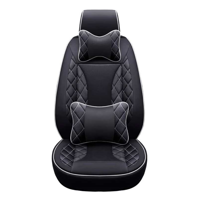

Front+Rear Leather Custom car seat cover for Mitsubishi outlander asx Nissan Juke Leaf qashqai j10 j11 Renault Clio duster logan