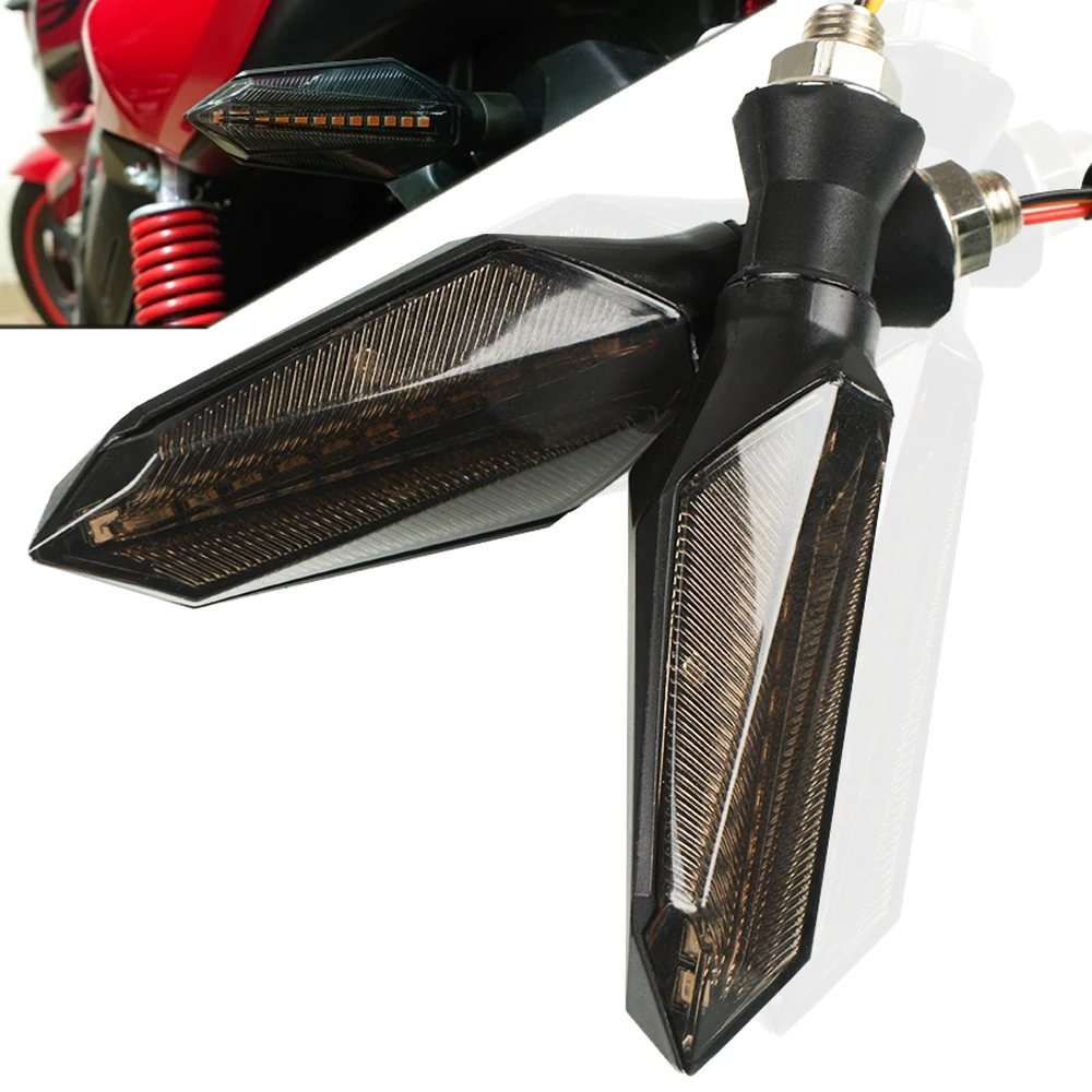 

for Kawasaki Z1000 Z1000SX 2011 - 2017 2018 2019 Motorcycle Turn Signals Light Tail Flasher LED Flowing Water Blinker Lights